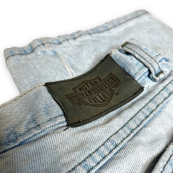Vintage Harley-Davidson Mens Jeans 34 Relaxed Leg Cotton Denim Actual 32 x 32. - Picture 7 of 8
